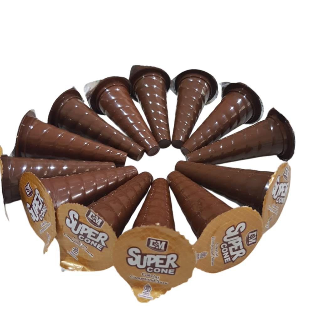 

Coklat Compound Susu Super Cone Viral