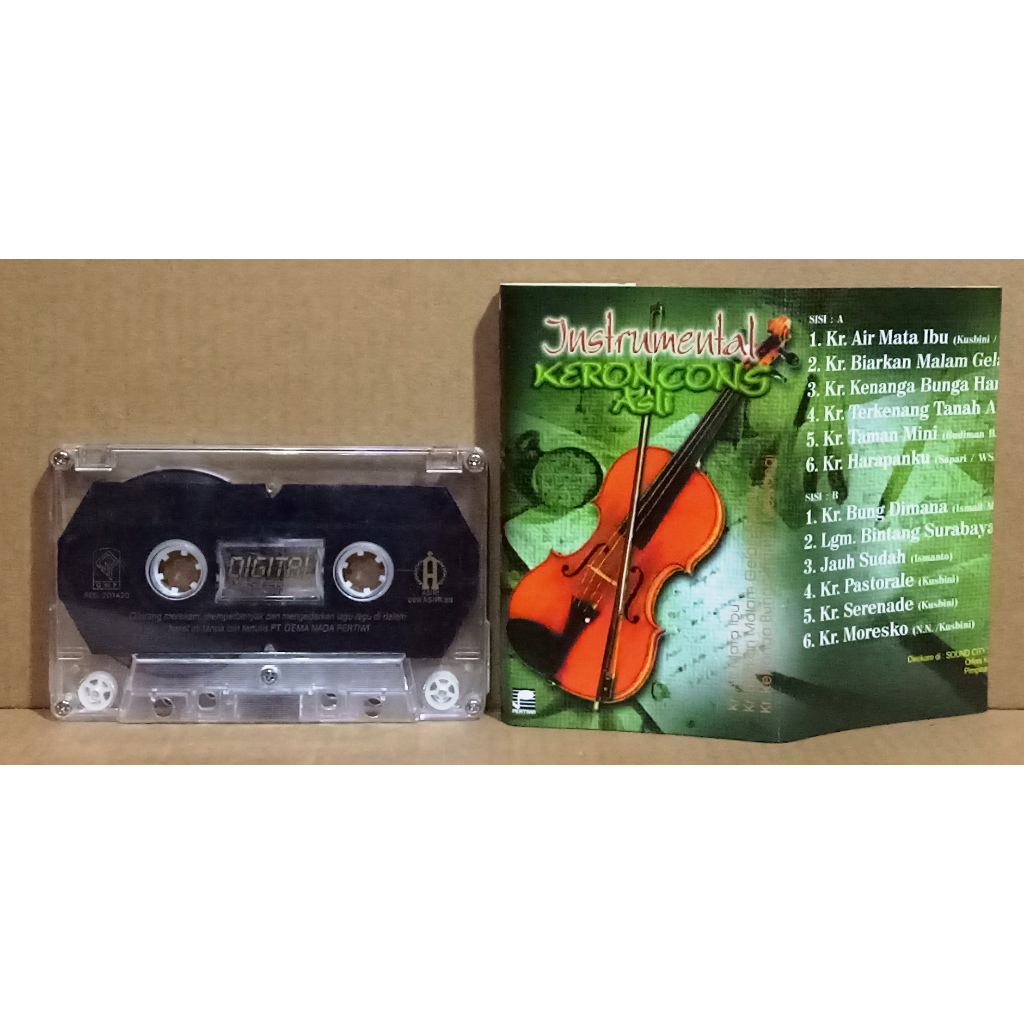 INSTRUMENTAL KERONCONG ASLI - Kaset