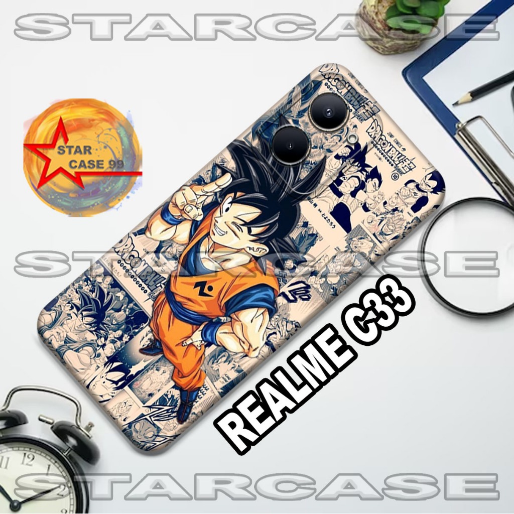 Softcase realme c33 /S28/Motif anime/case realme c33/casing/silicon/silikon