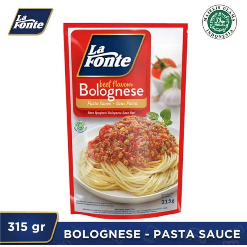 

La Fonte Bolognese Pasta Saus Spaghetti 315g
