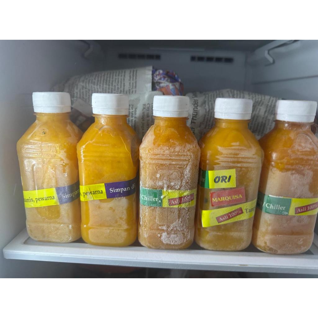 

Sirup Markisa Murni 100% Asli Kemasan Botol 250gr