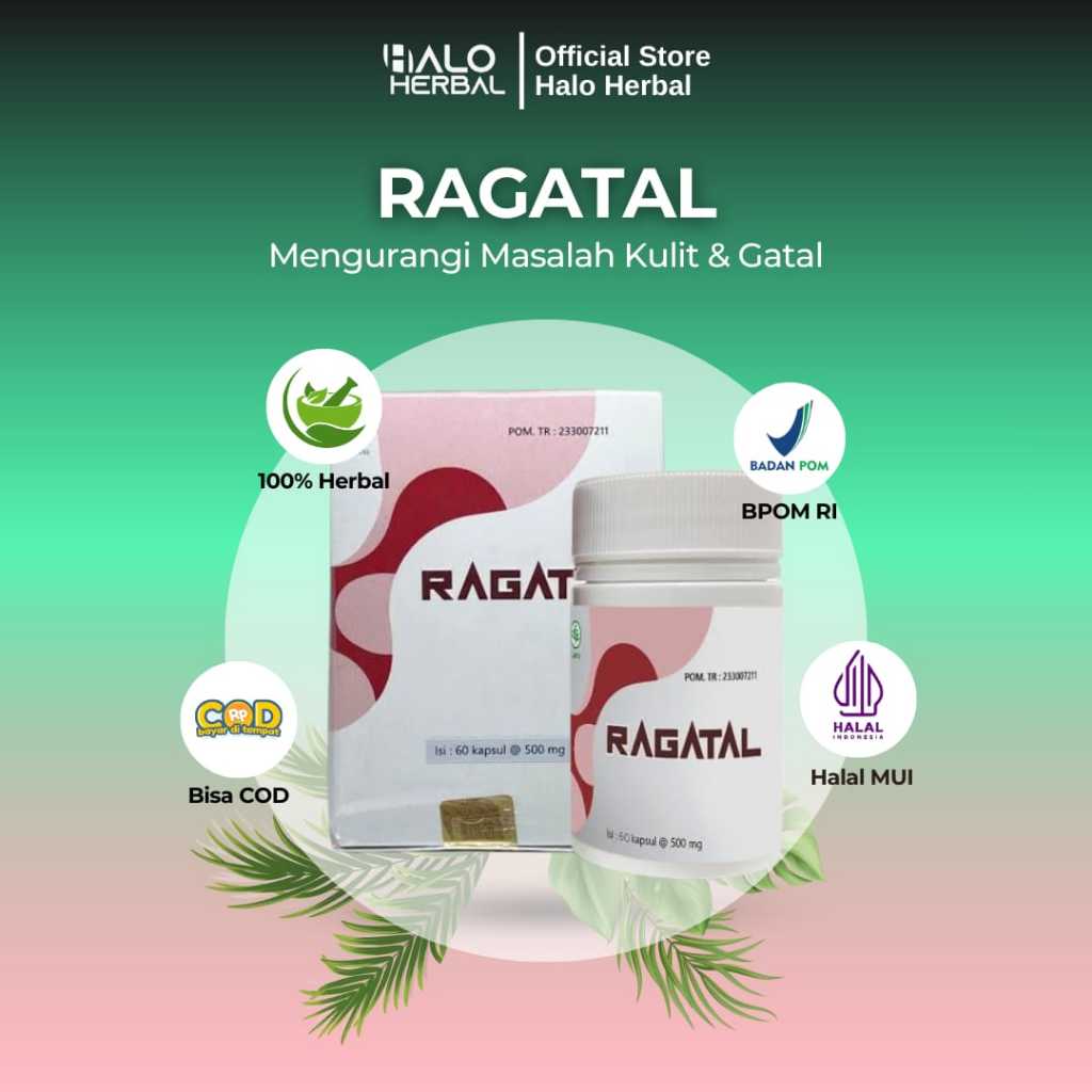 RAGATAL - OBAT  HERBAL Untuk Meredakan Gatal Pada Kulit