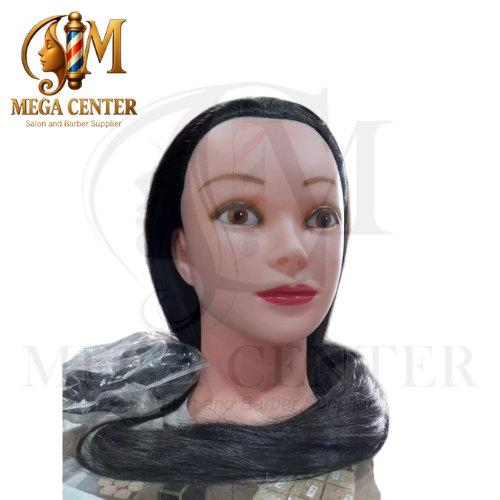 Manekin rambut/patung kepala utk latihan hairdo