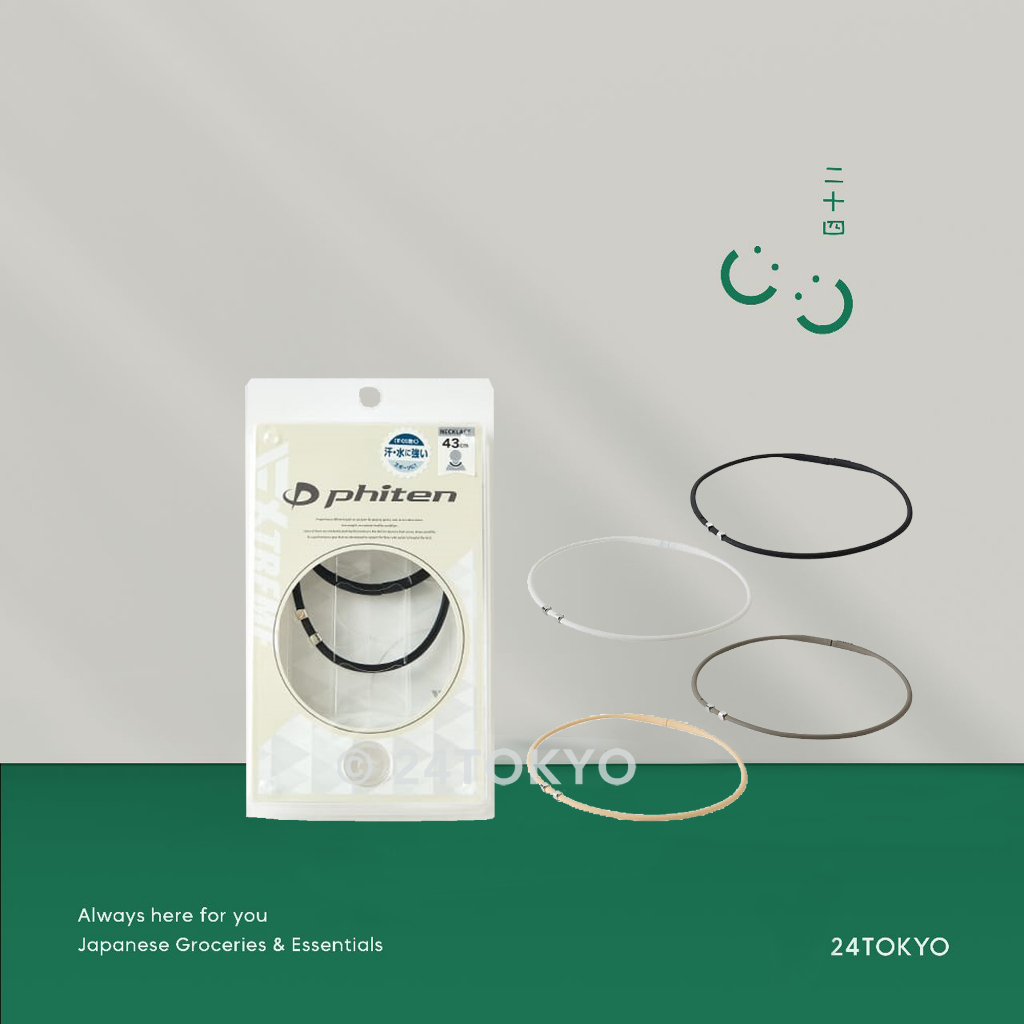 24Tokyo - Phiten rakuwa necklace extreme cube kalung kesehatan Jepang