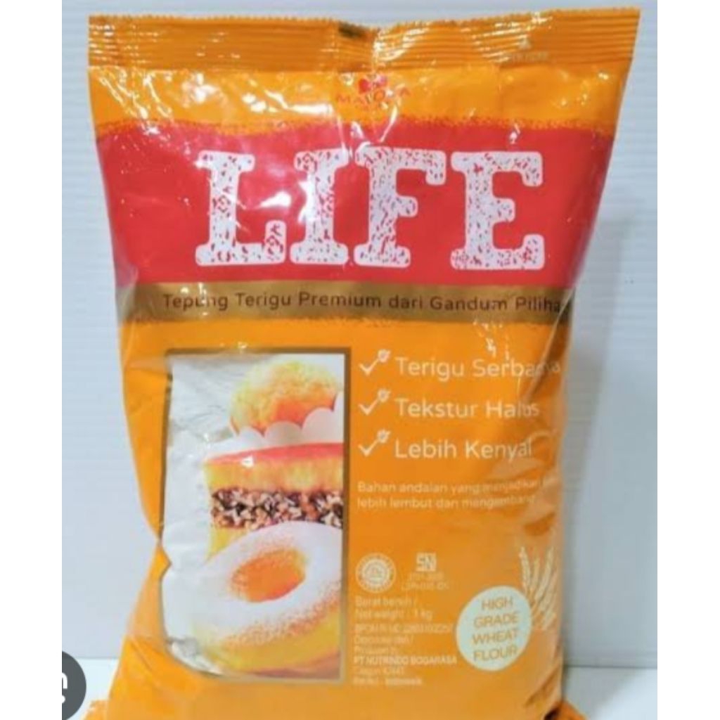 

tepung terigu life mayora 1kg