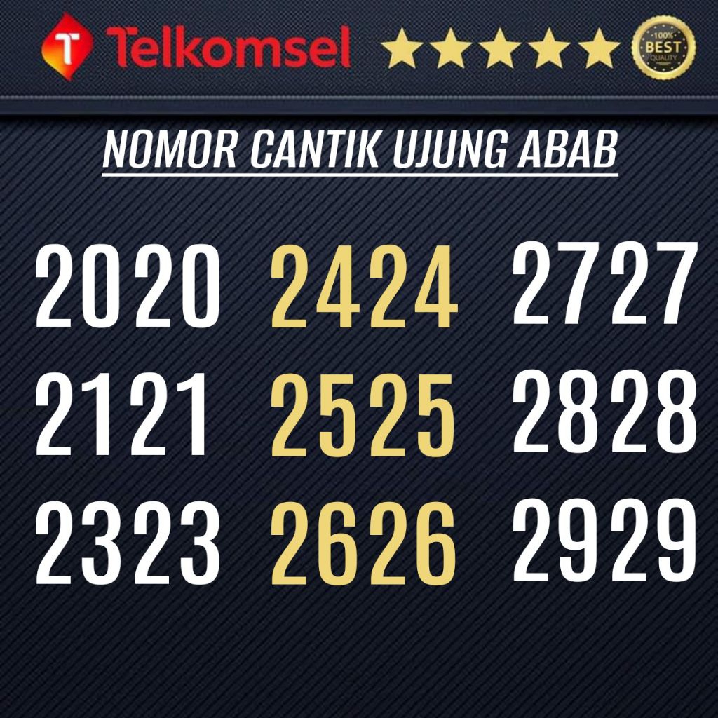 NOMOR CANTIK SIMPATI 4G UJUNG ABAB 2020 2121 2323 2424 2525 2626 2727 2828 2929 - NOMOR CANTIK TELKO