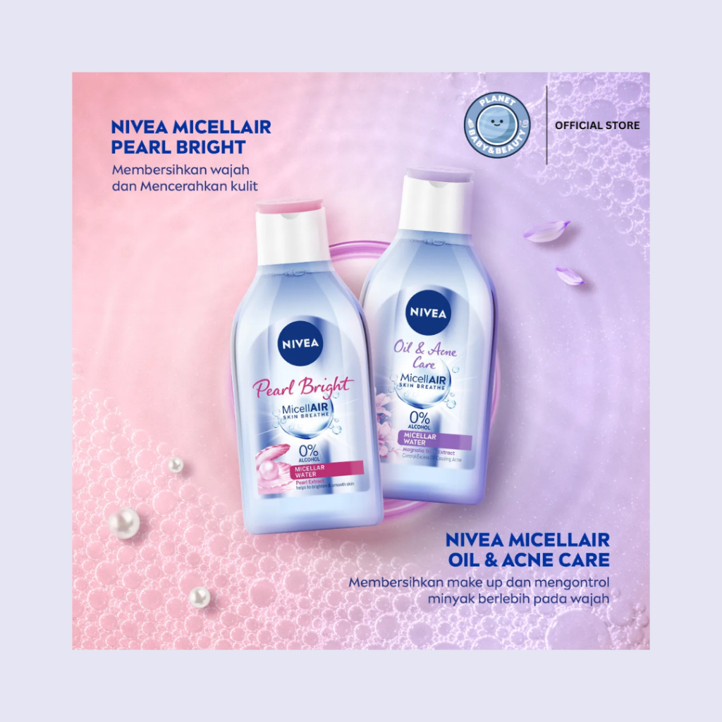 Nivea Micellar Water Skin Breathe 125ml-400ml
