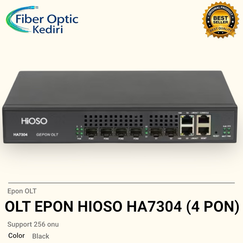 OLT EPON HIOSO 4pon HA7304 256onu