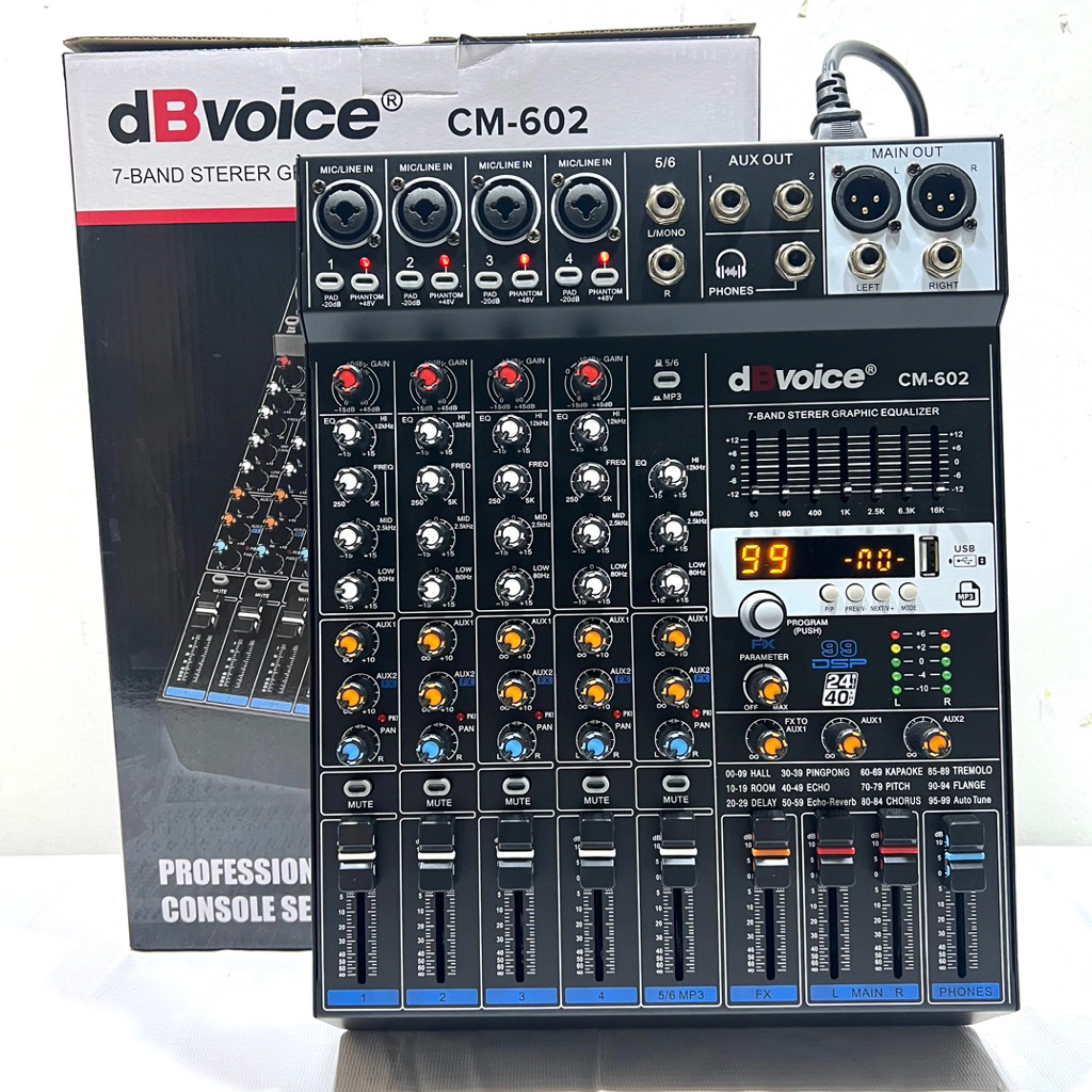 Mixer Dbvoice CM 602 Original 6 Channel Bluetooth