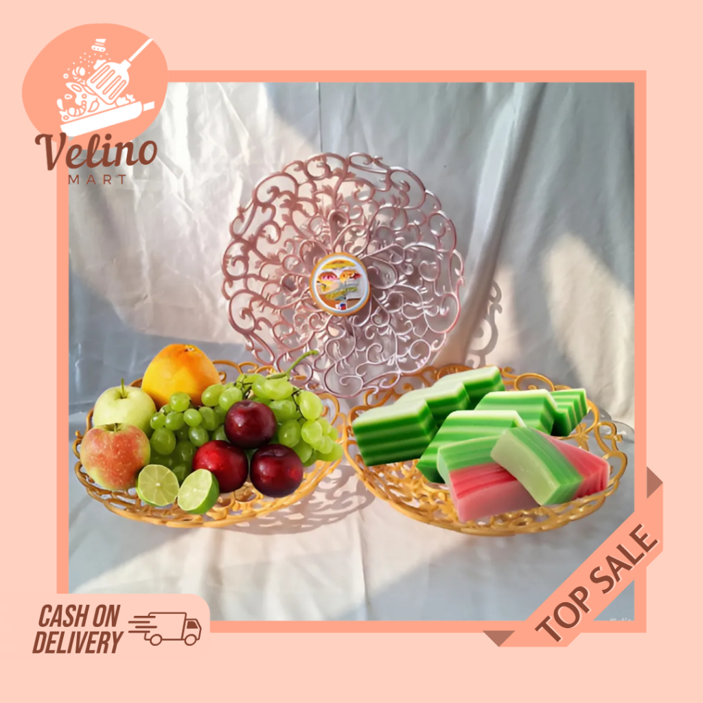 Keranjang Buah / Keranjang Penyimpanan Buah / Piring Buah Plastik Serbaguna