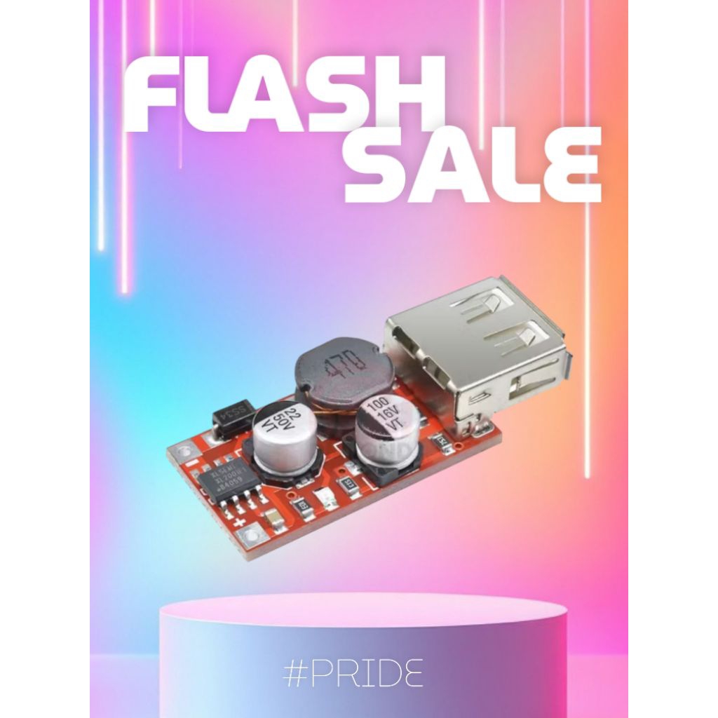 modul stepdown 5v/charger Aki ke Hp