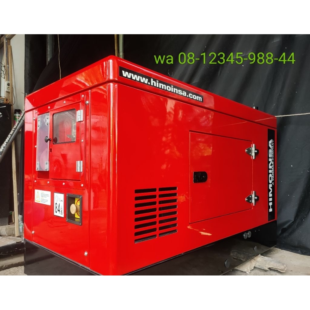genset himoinsa original full 12.5kv bekas rasa baru