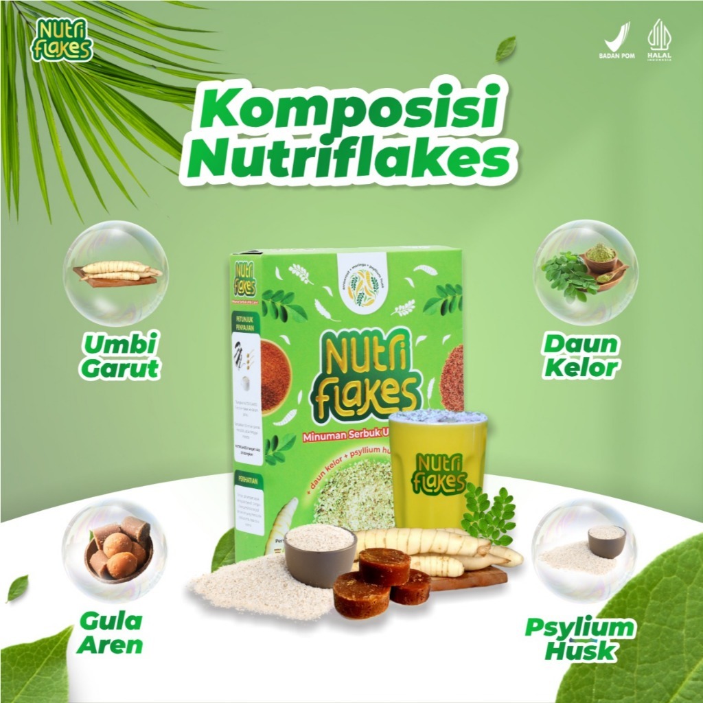 

Cahayadstore Nutriflakes 2 Box Sereal Umbi Garut Asam Lambung Ori Bpom 280 Gram