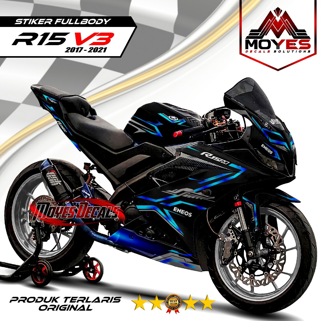 Stiker New R15/Decal Fullbody R15 V3 2017-2021 Matrix MYS1693