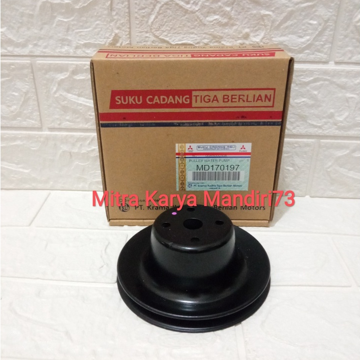PULLY PULLEY WATER PUMP WATERPUMP MITSUBISHI T120SS T120 SS INJEKSI ORIGINAL