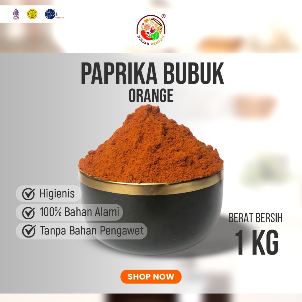 

Paprika Bubuk/ Paprika Powder/ paprika (Kemasan 250 Gr-1 Kg)