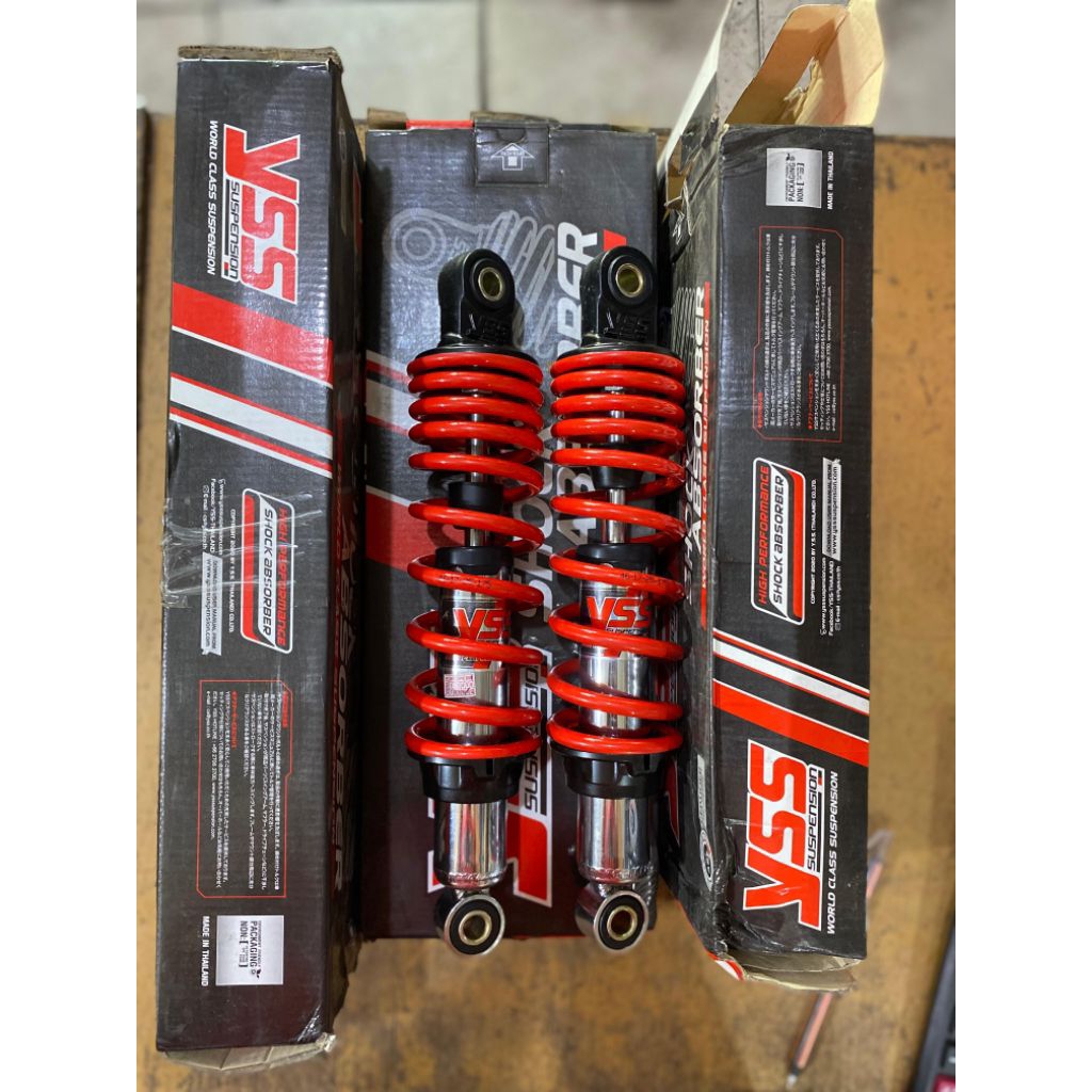 SHOCK BELAKANG YSS JUPITER VEGA R NEW 280MM RED