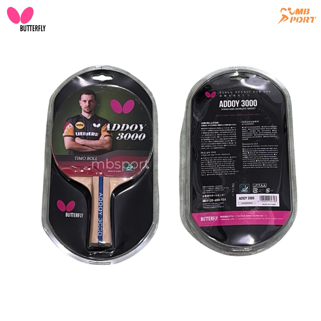 Bet Tenis Meja Pingpong Butterfly Addoy 3000 Original