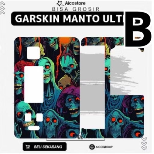 

Stiker motif untuk akrilik Motif Zombi hijau - Bentuk MeanTuo OuulTrea Dan Anti Air