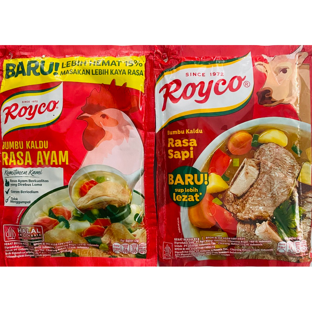 

94g ROYKO KALDU AYAM&SAPI PENYEDAP MASAKAN
