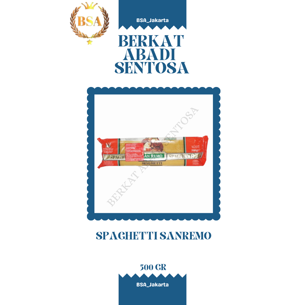 

SPAGHETTI SANREMO (500 GR)