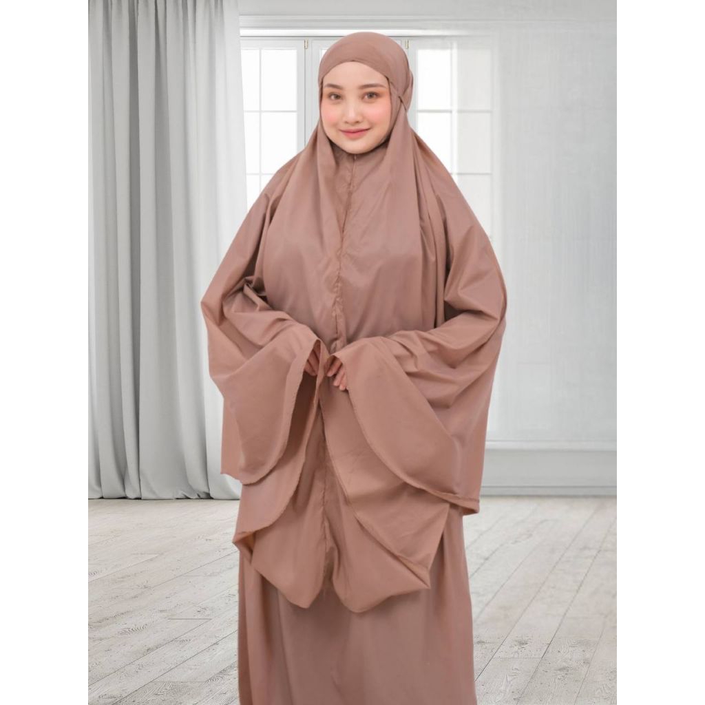 MUKENA MINI || Mukena Travelling hemat tempat - mukena parasut premium