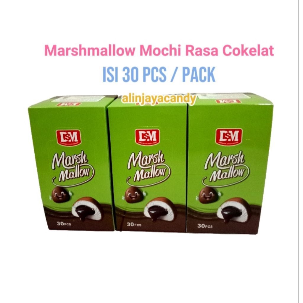 

Marshmallow Mochi Rasa Cokelat isi 30 pcs/pack