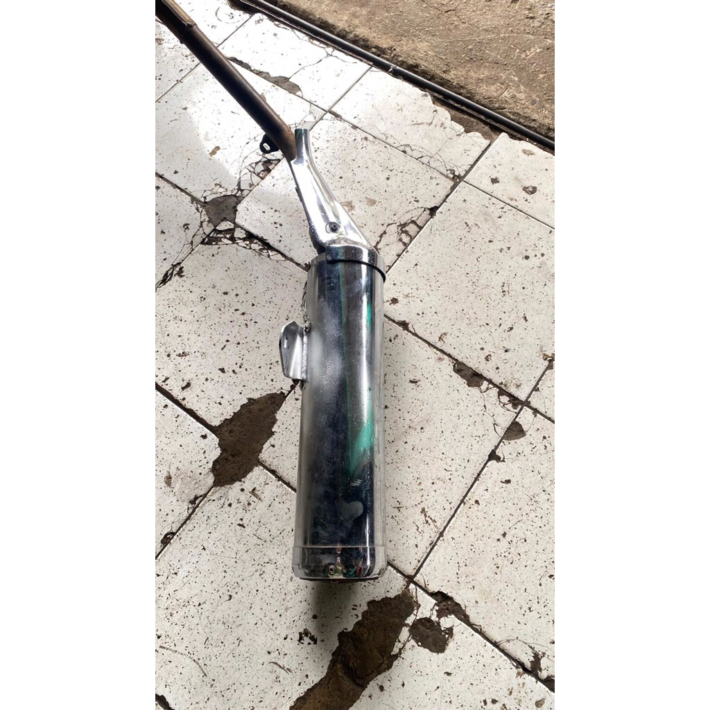 Knalpot ninja 250 Karbu standar original