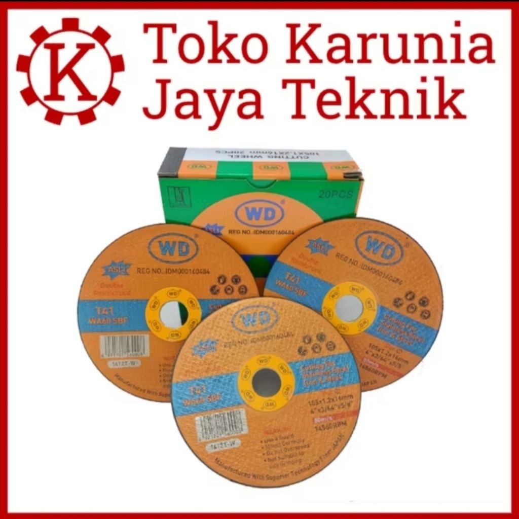 Batu gerinda potong WD 4" cutting wheel (Grosir)