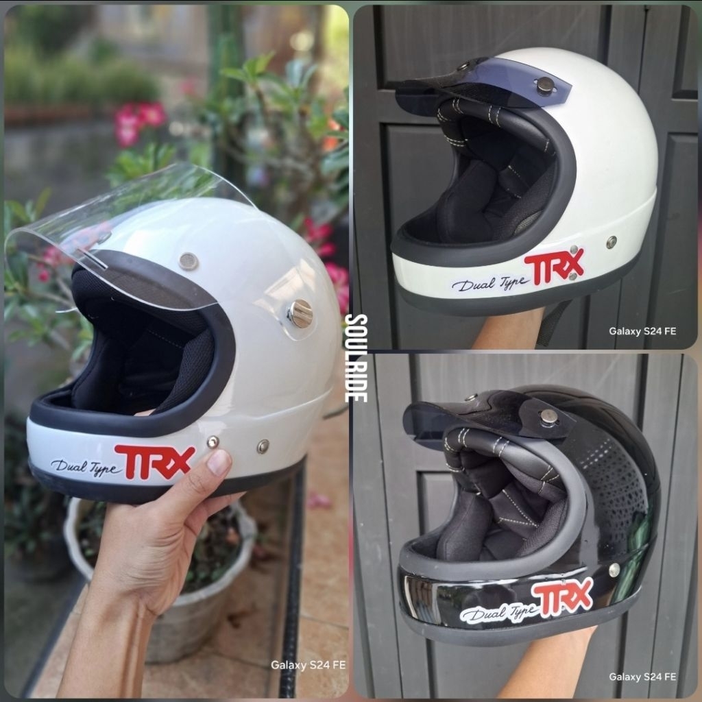 Helm Custom Fullface Honda TRX Dewasa