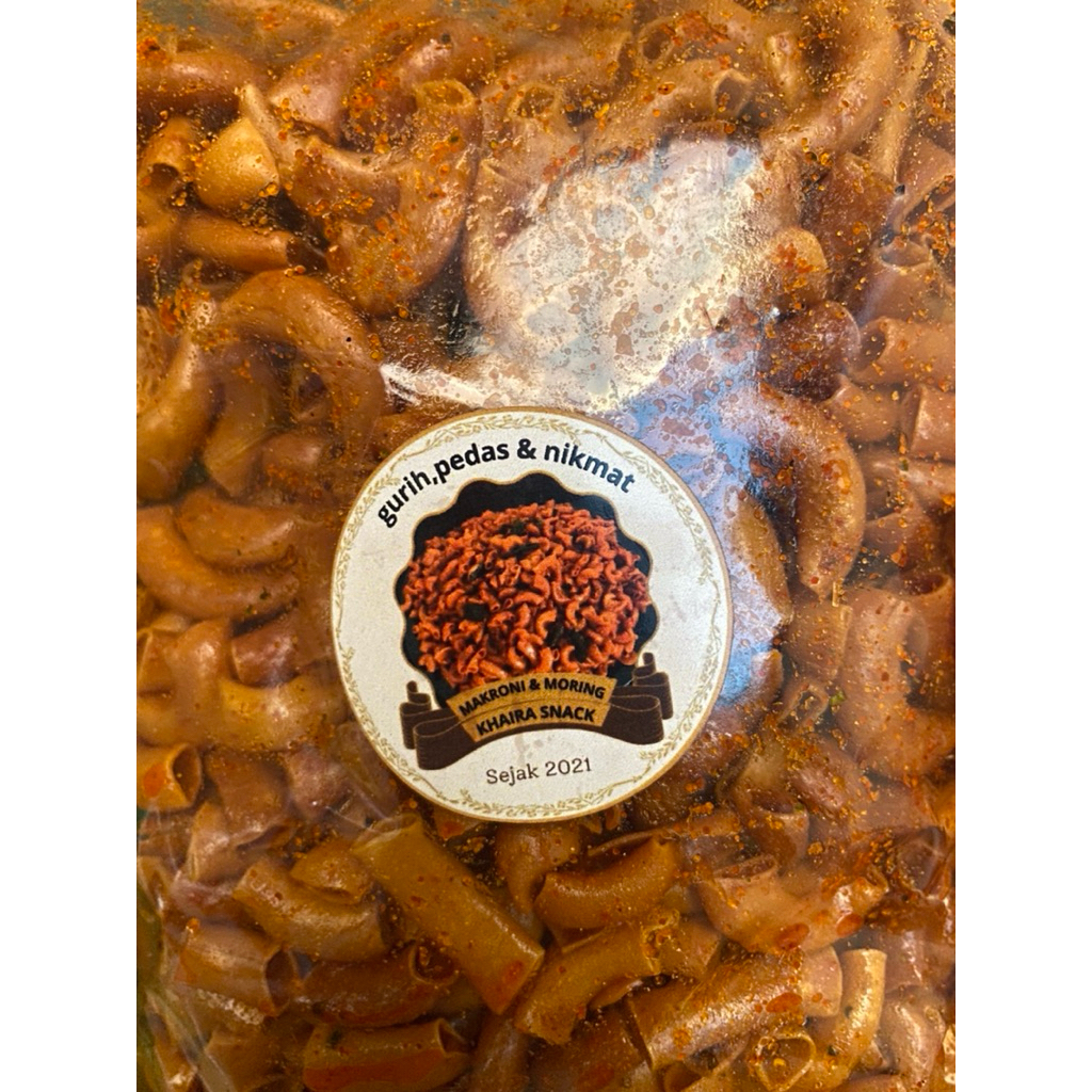 

Makroni Cikruh 500 Gram Makanan Ringan Makroni Asin Pedas Makroni Kering Cemilan Snack