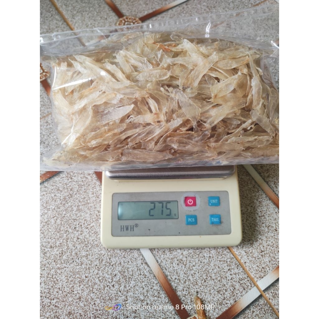 

Hepio/Lampung/perut ikan Gulama harga perbungkus 250gram