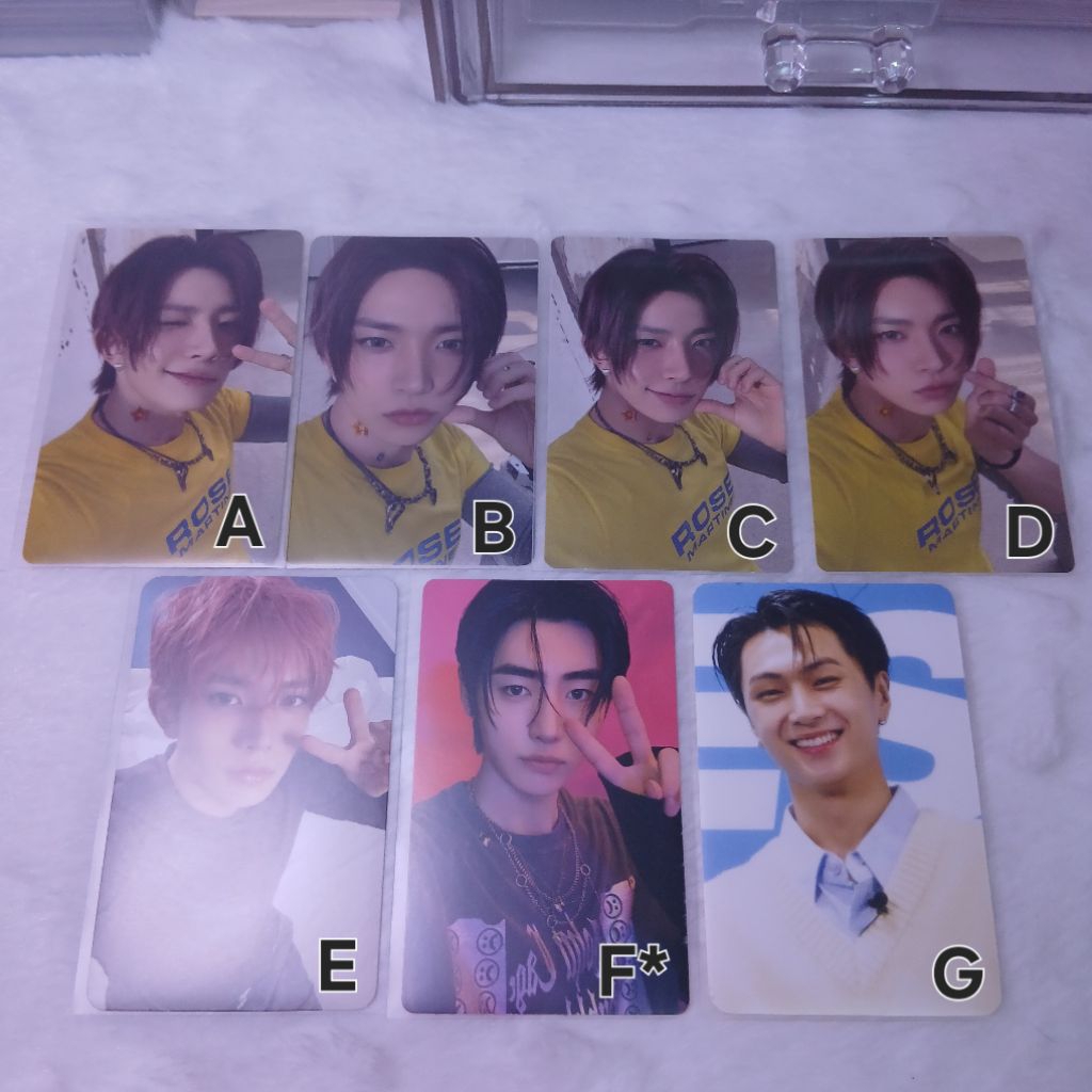 Photocard Heesung,sunghoon Enhypen official
