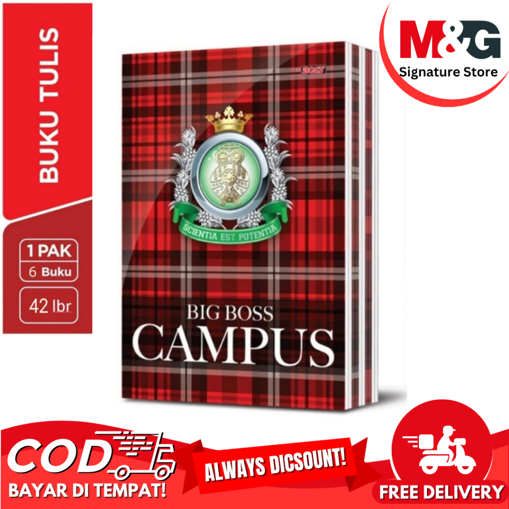 

Buku Tulis Boxy Bigboss 42 lembar isi pak isi 6 (diktat kuliah kiky okey 40)