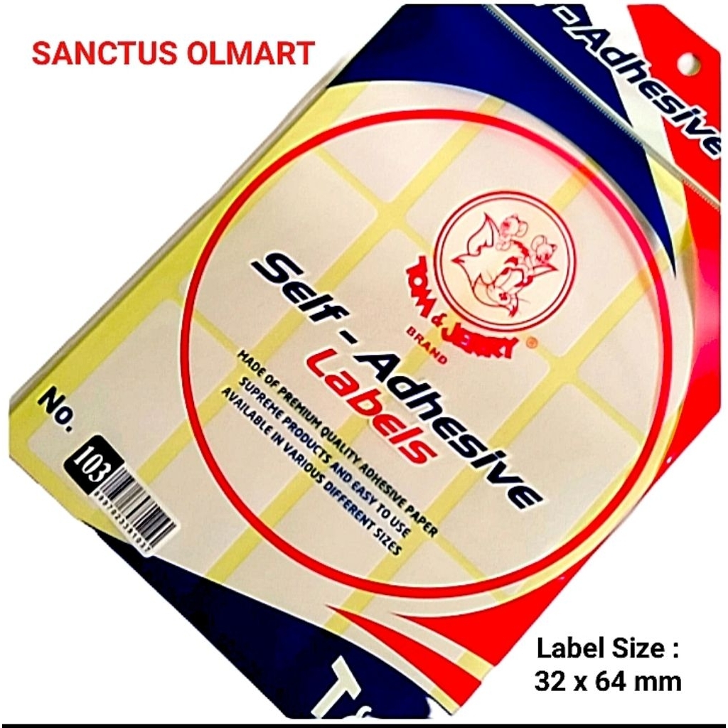 

LABEL TOM & JERRY NO.103.