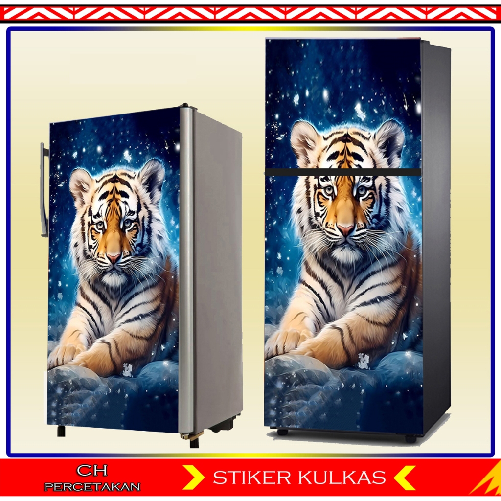 STIKER KULKAS 1PINTUI, STIKER KULKAS 2PINTU