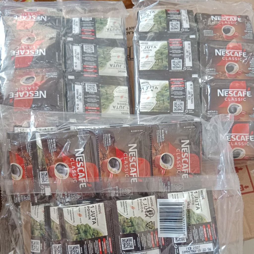 

kopi instant nescafe classic 60x2gr