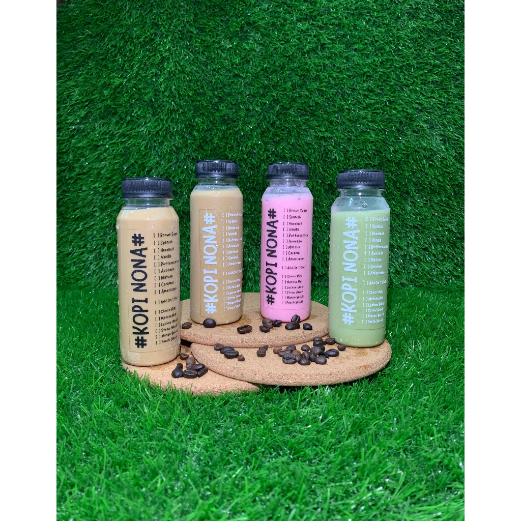 

Kopi Nona Kemasan Botol 250ml Fresh Made By Order