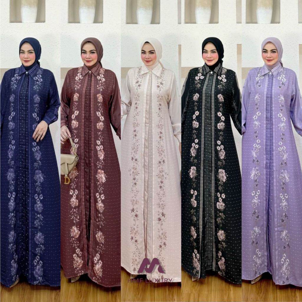 LuxuryFashion READY GAMIS DRESS WANITA TISSA BY HMF LUXURY BEST SELLER