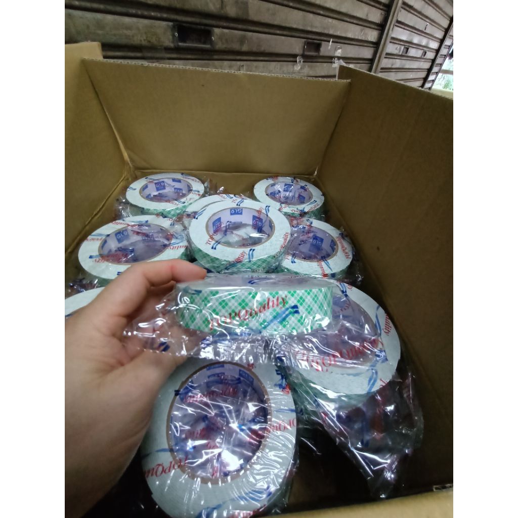 

Double tape busa batik merk GLO ukuran 24 mm x 5 meter