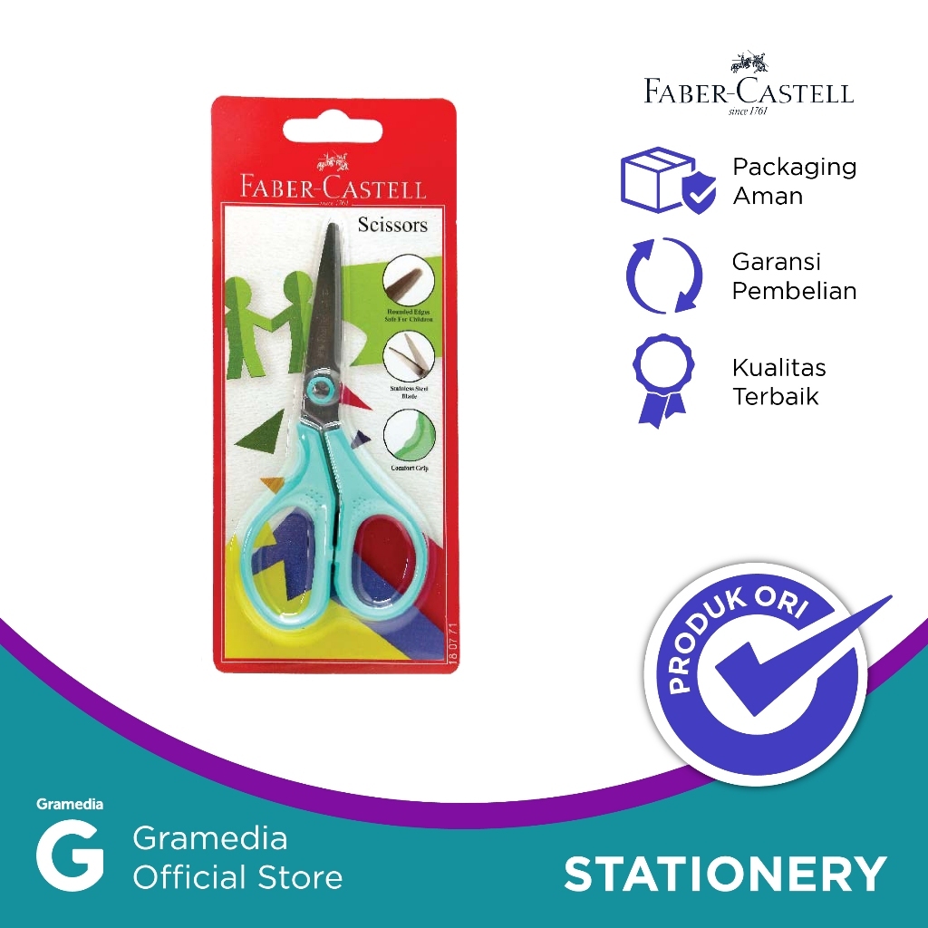 

(Original) Gramedia Pekanbaru - FABER SCISSORS 180771