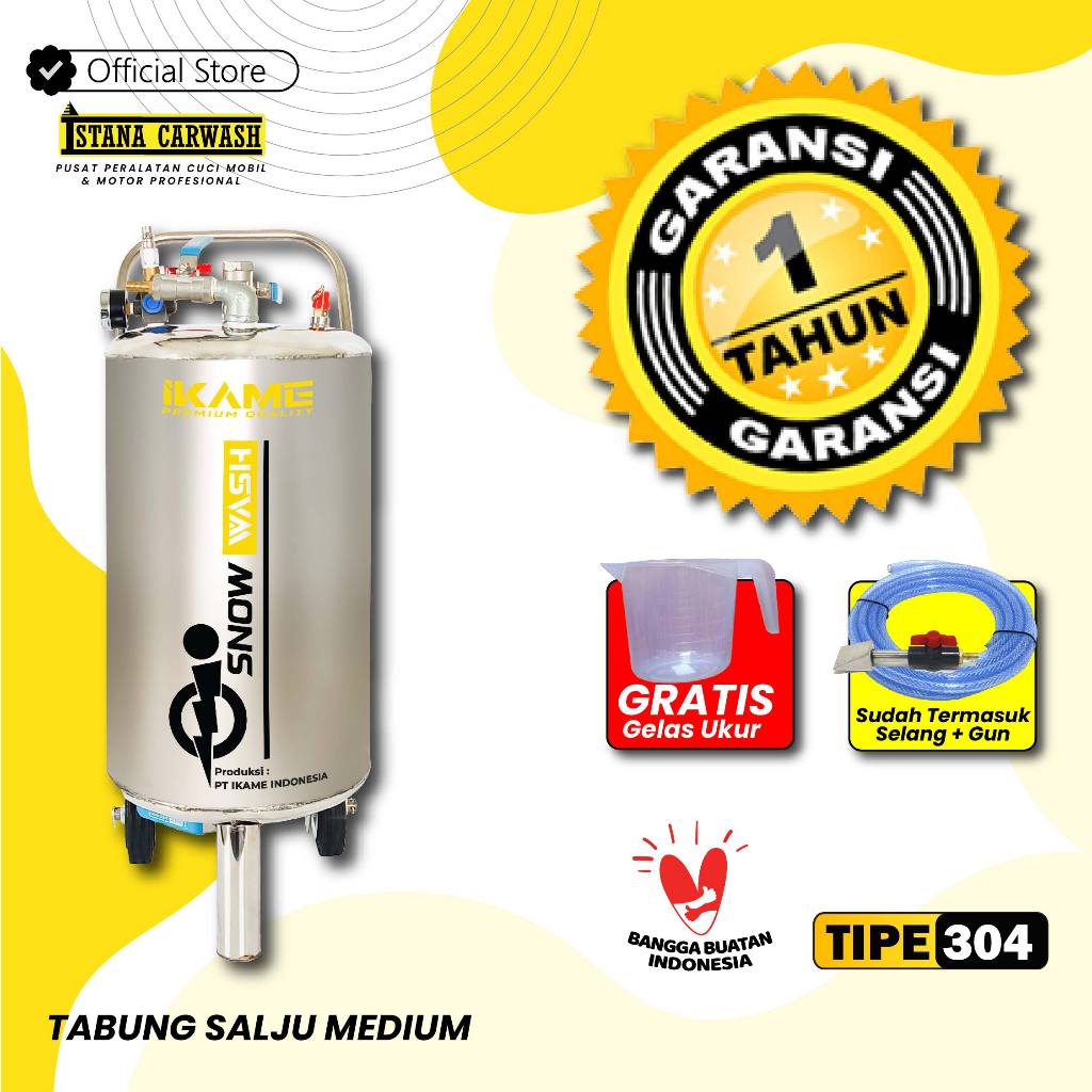"IKAME" TABUNG SNOW MEDIUM | Tabung Salju Bergaransi resmi | Original