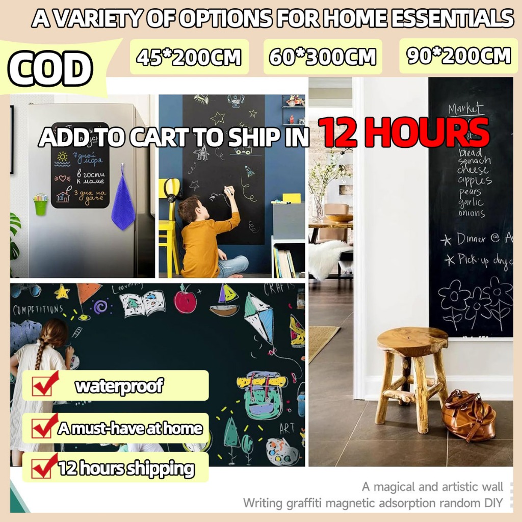 

【Kualitas Tinggi】Papan Tulis Tempel Dinding Permukaan Halus Mudah Dibersihkan Tanpa Bekas Lem Promo Hari Ini
