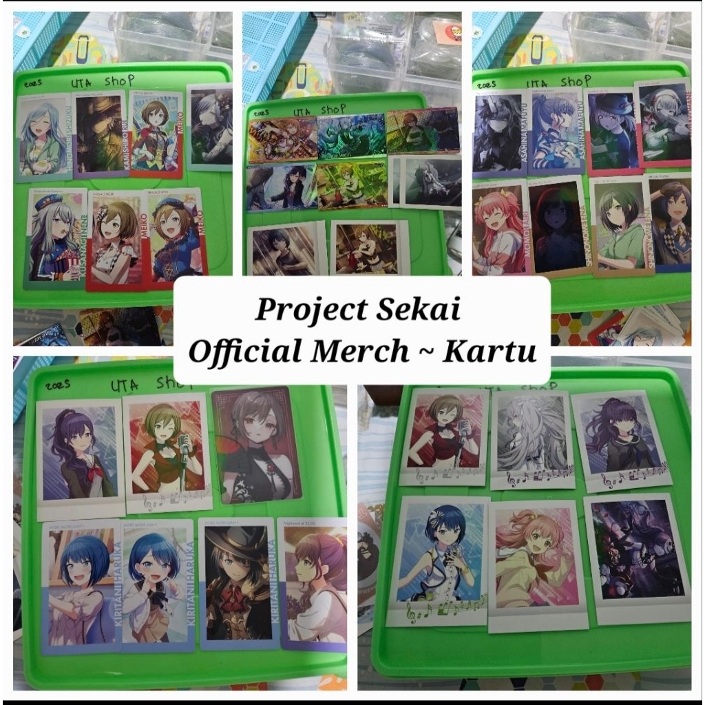 Official Merch Project Sekai Vocaloid Epick Card Wafer Card Pashakore