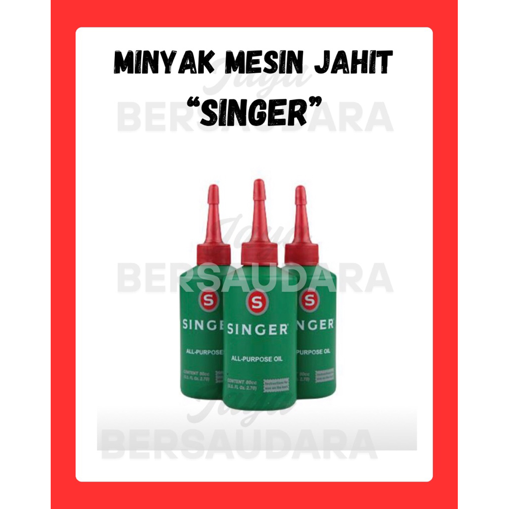 Minyak Pelumas Mesin Jahit Merek Singer / Oli Mesin Jahit Singer