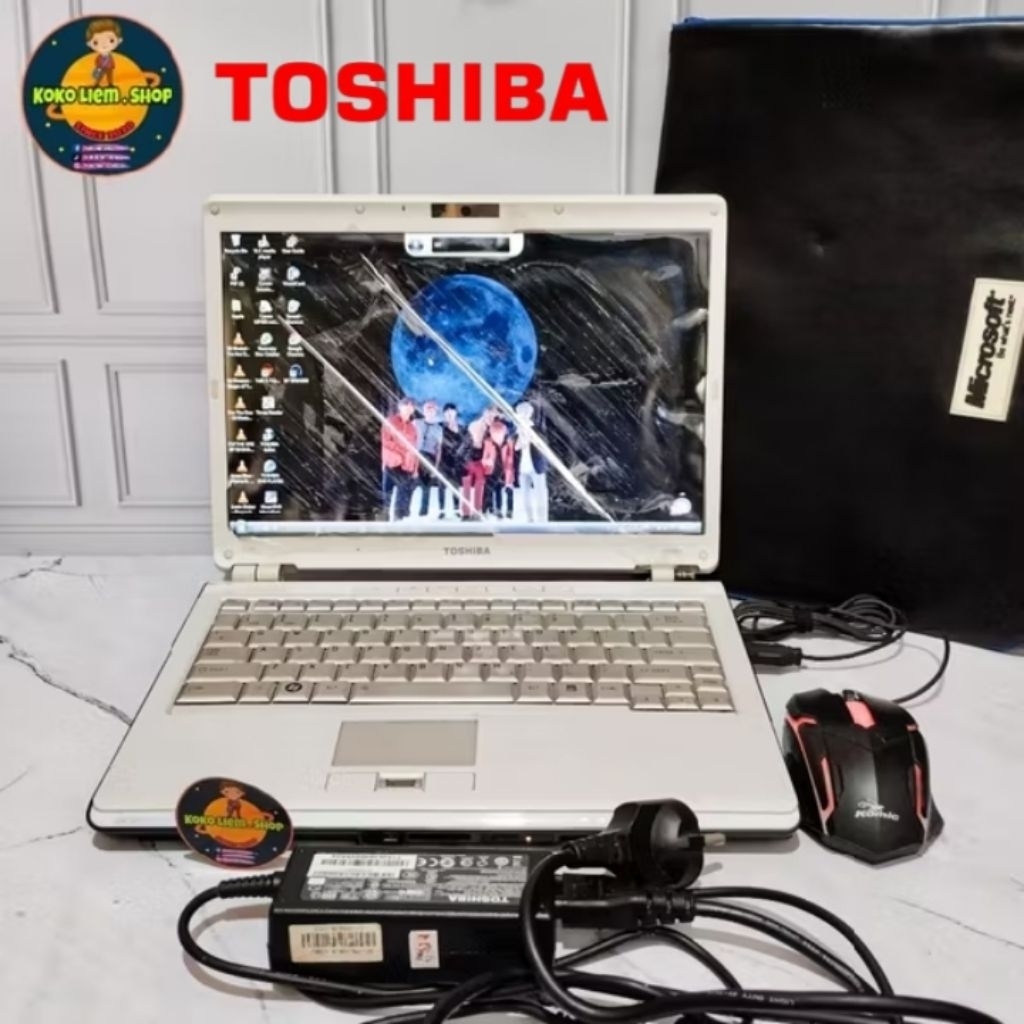 Preloved Pribadi (Bukan Baru) (BACA DESKRIPSI YA) Laptop Putih TOSHIBA Portege M600 (MINUS PLASTIK L