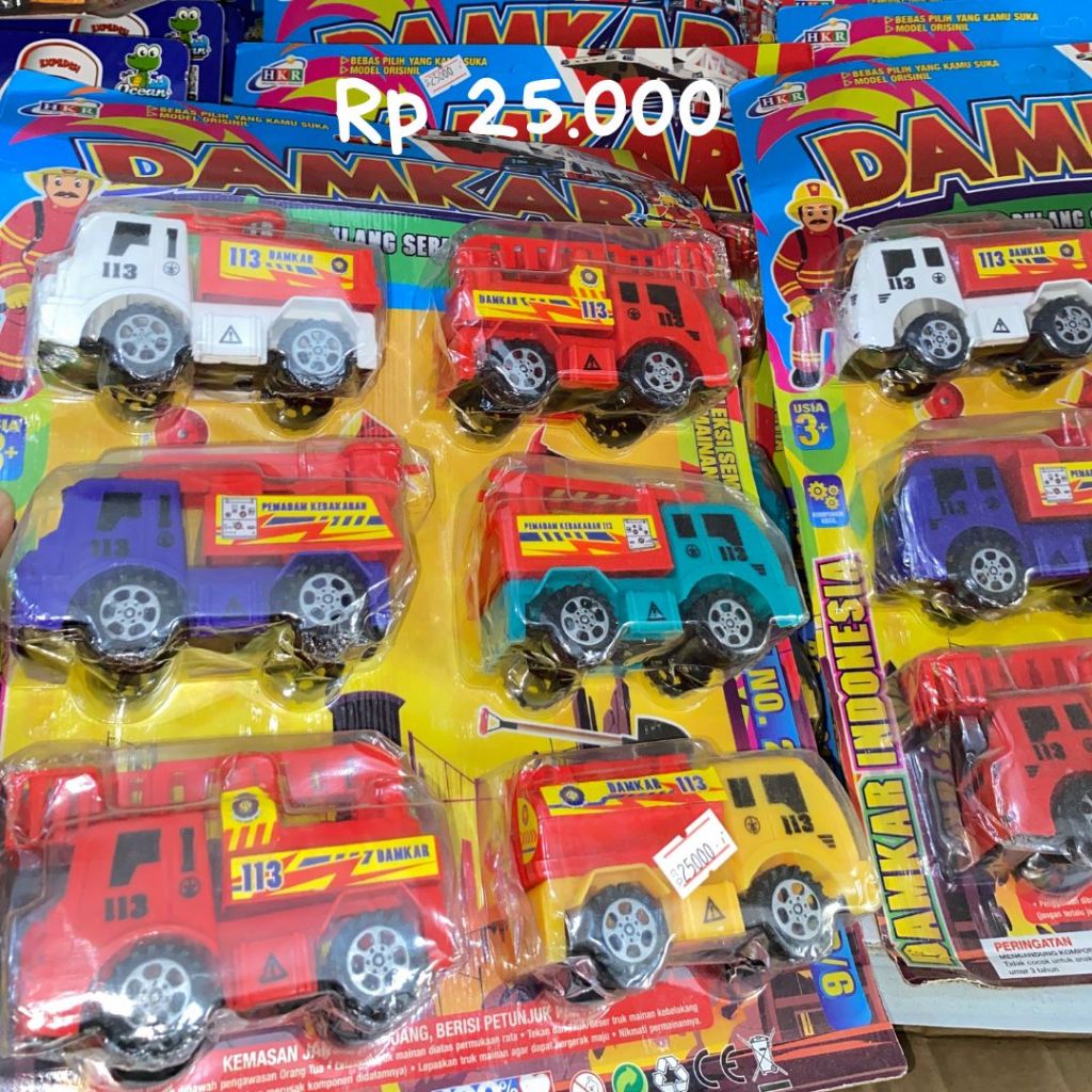 Mobilan Damkar Kecil - Mainan Mobilan Kecil Anak