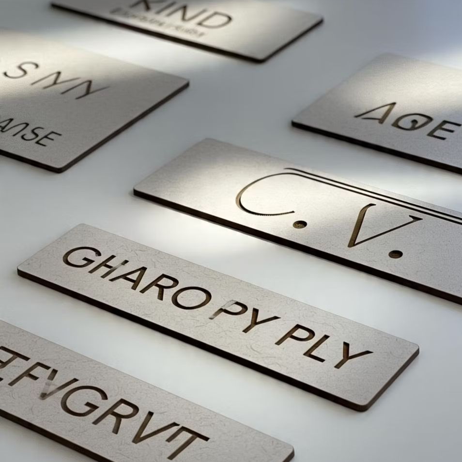 

Gravoply Name Plate
