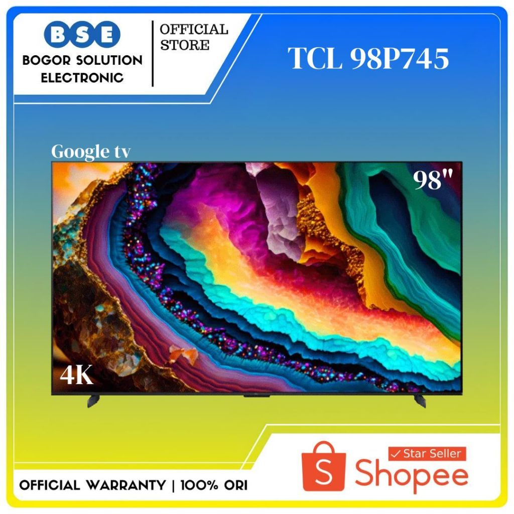 TCL 98P745 Smart Google TV TCL 98 Inch TCL TV 98P745