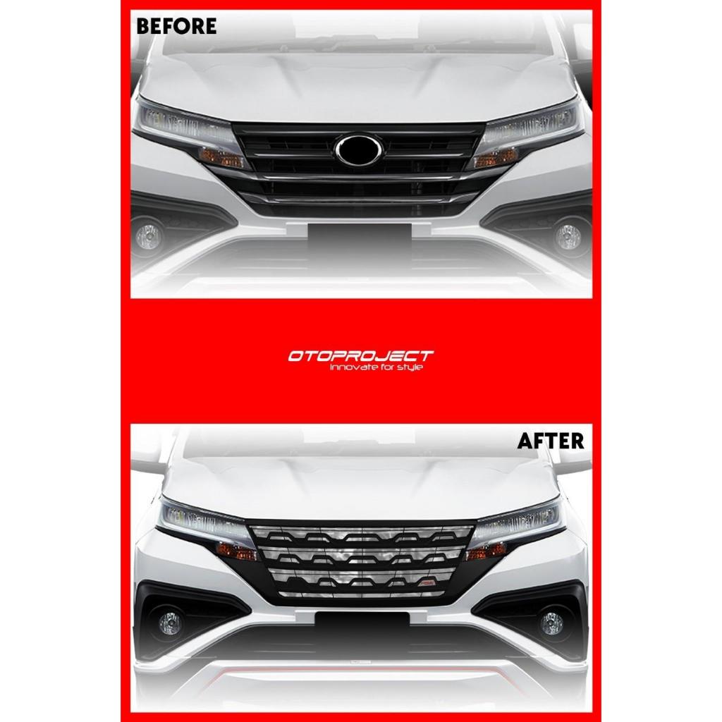 Grill depan All New Rush 2020 model Fortuner TRD 2021